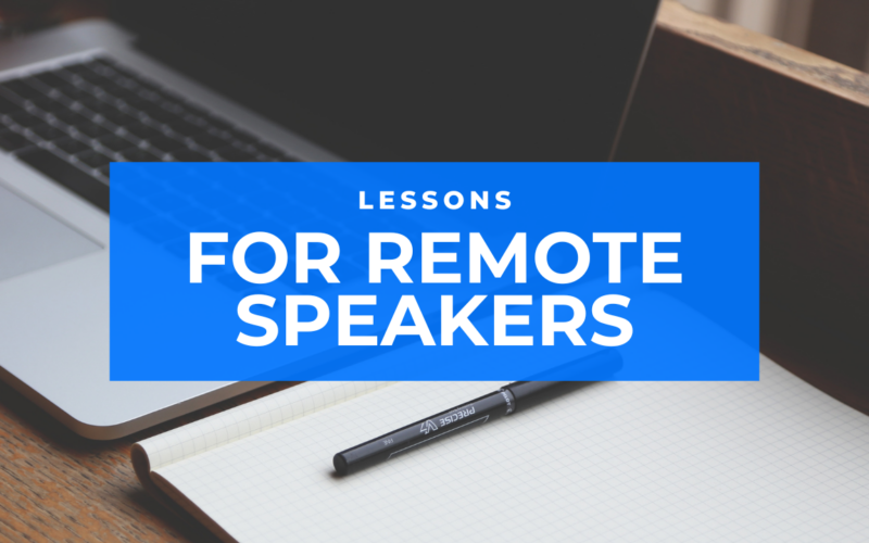 Messed Up at a Conference? You‘re Not Alone – Lessons for Speakers in Remote Conferences